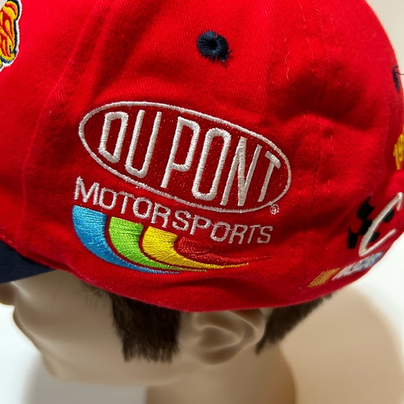 Jeff Gordon #24 2001 Winston Cup Champion Hat Cap Chase Authentics Flames NASCAR - Picture 6 of 10